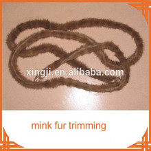 Top quality 2cm mink fur trimming